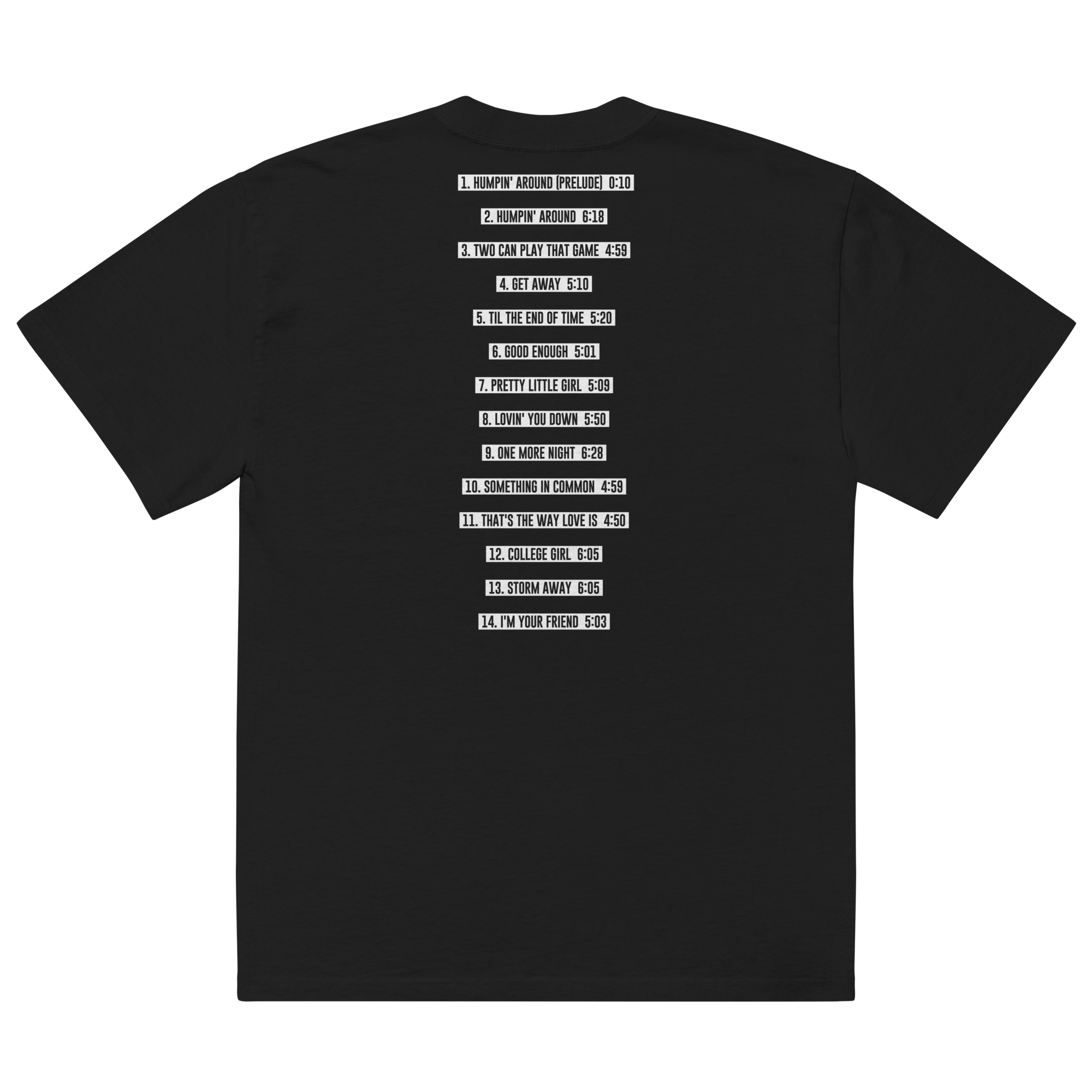 Bobby Brown Tracklist Tee